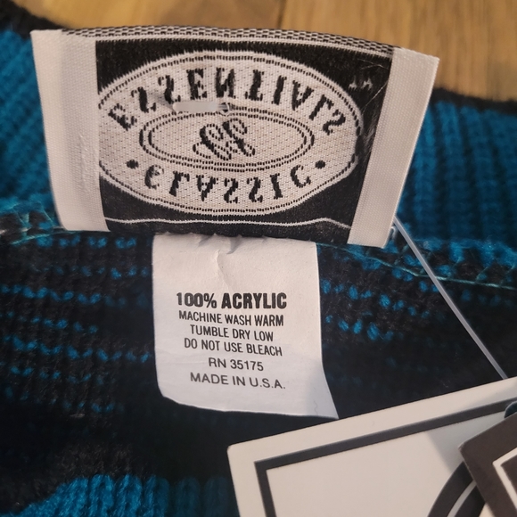 NWT vintage 22W (XL) deep teal and black polka dot and bow crewneck sweater - Picture 5 of 9